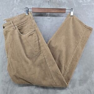 Japan Blue Jeans Corduroy Pants Mens 32 Medium Tan Wide Leg Relaxed‎